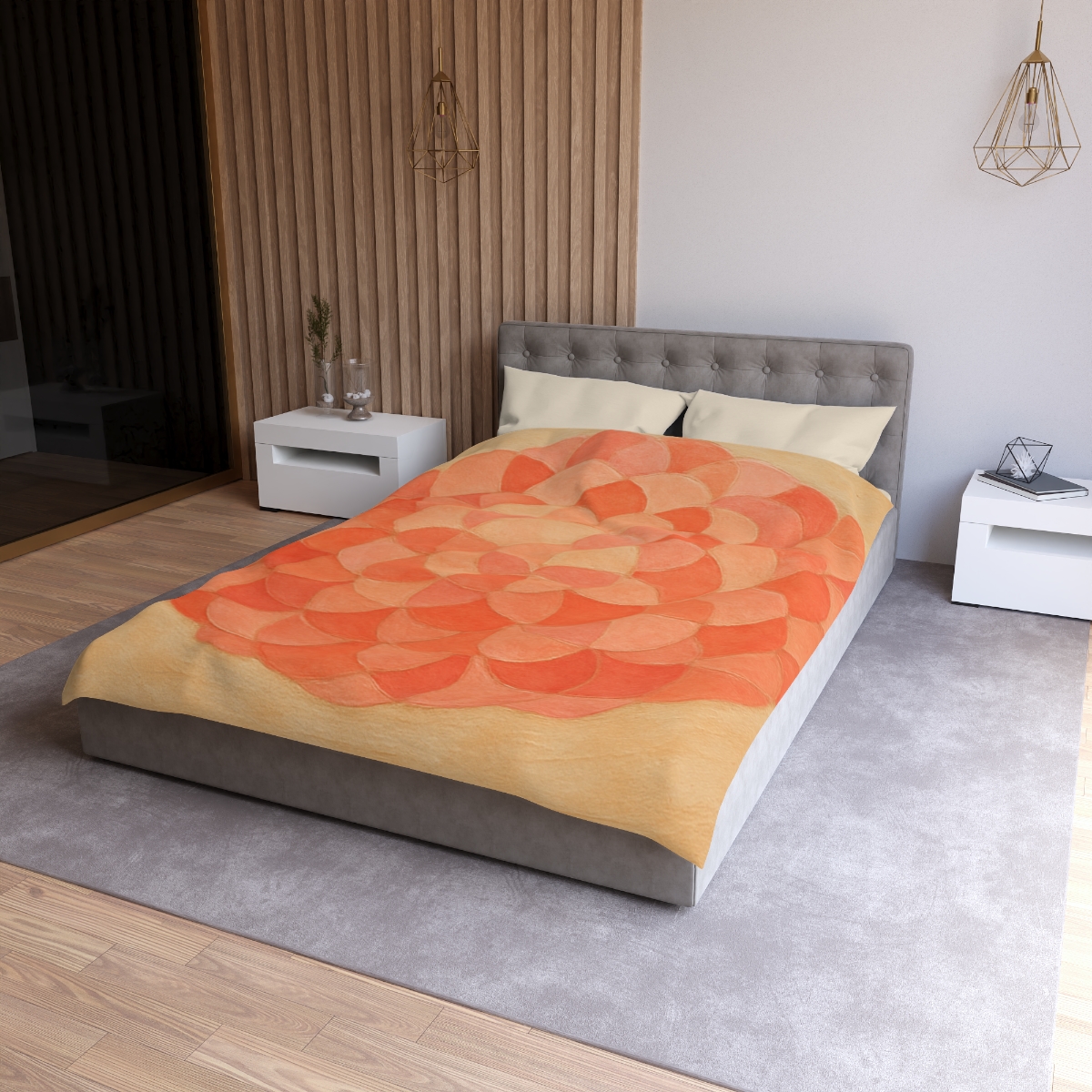 Petal Mosaic Halo personalized bedding duvets