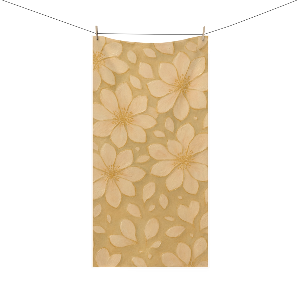 Petal Mosaic Overlay unique gift towels