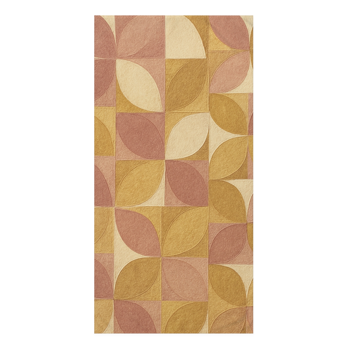 Petal Mosaic Overlay decorative home towelscustom towels