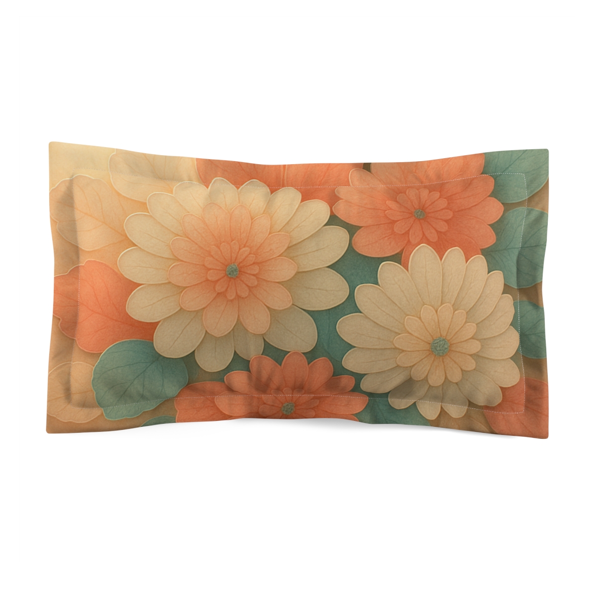 Petal Mosaic Radiance soft plush pillows