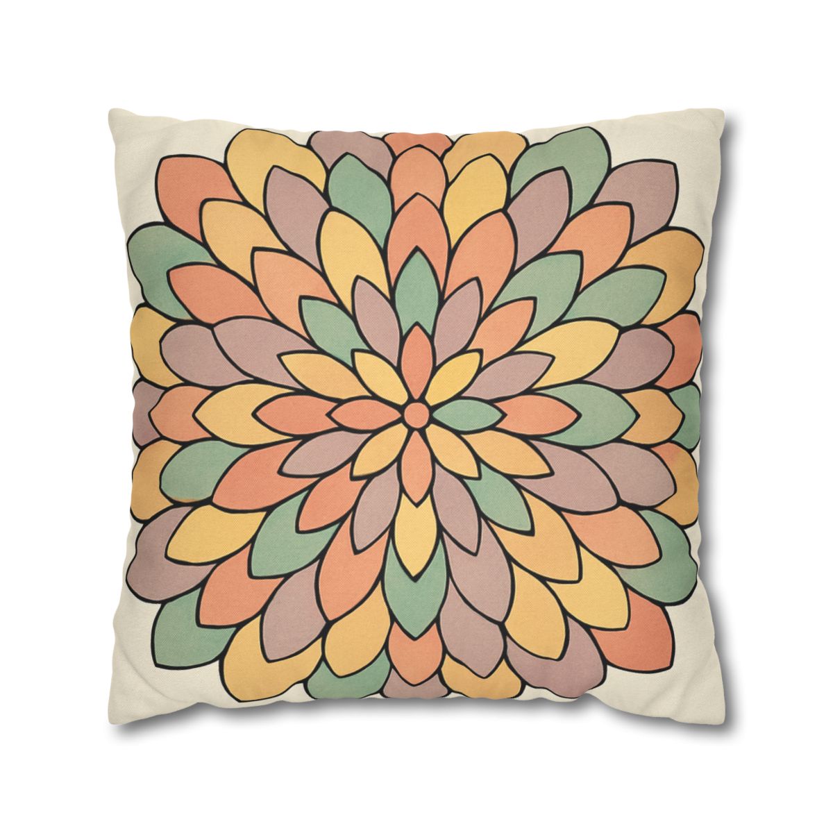 Petal Mosaic Radiance Pillow Cases Pack Of 2