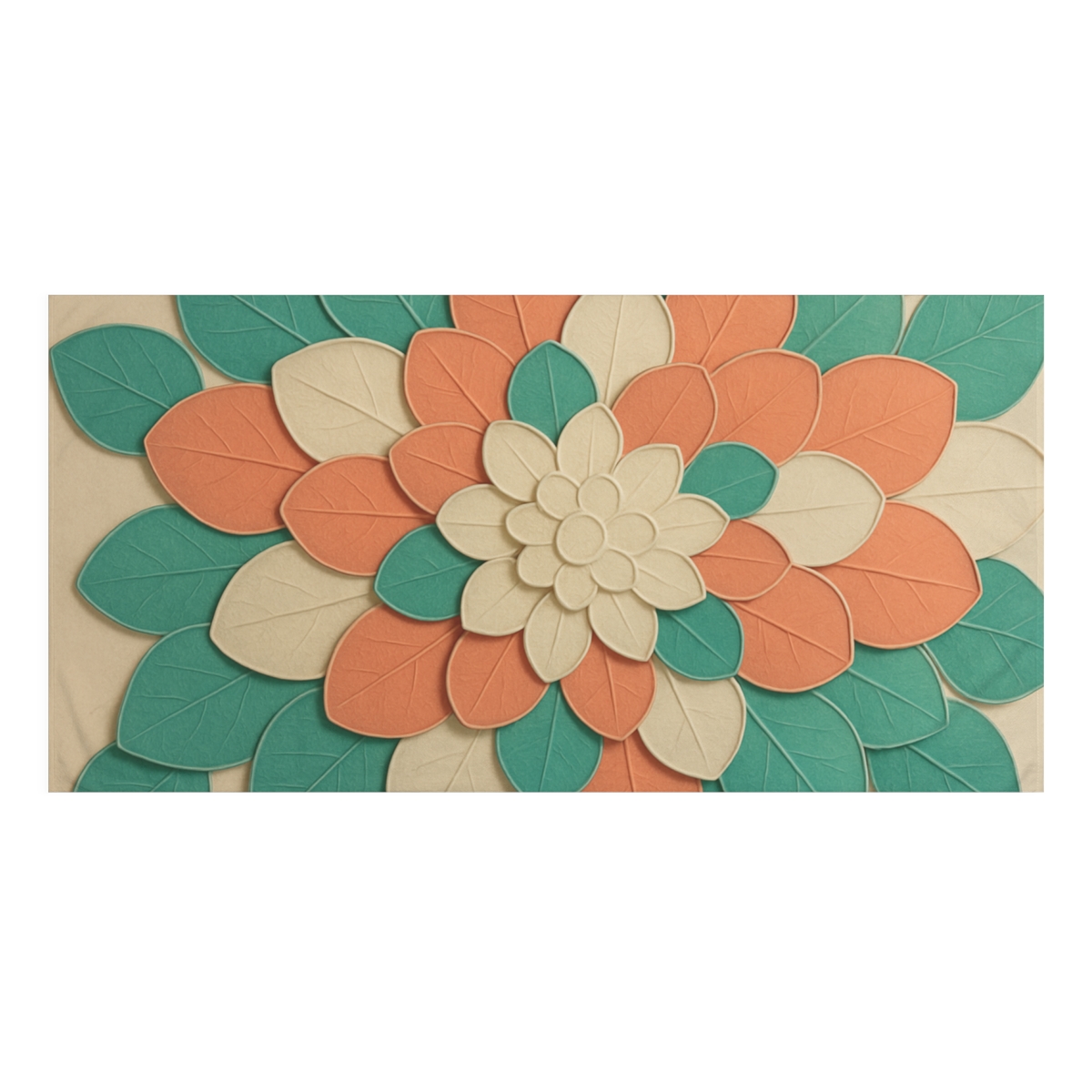 Petal Mosaic Radiant trendy hand towels