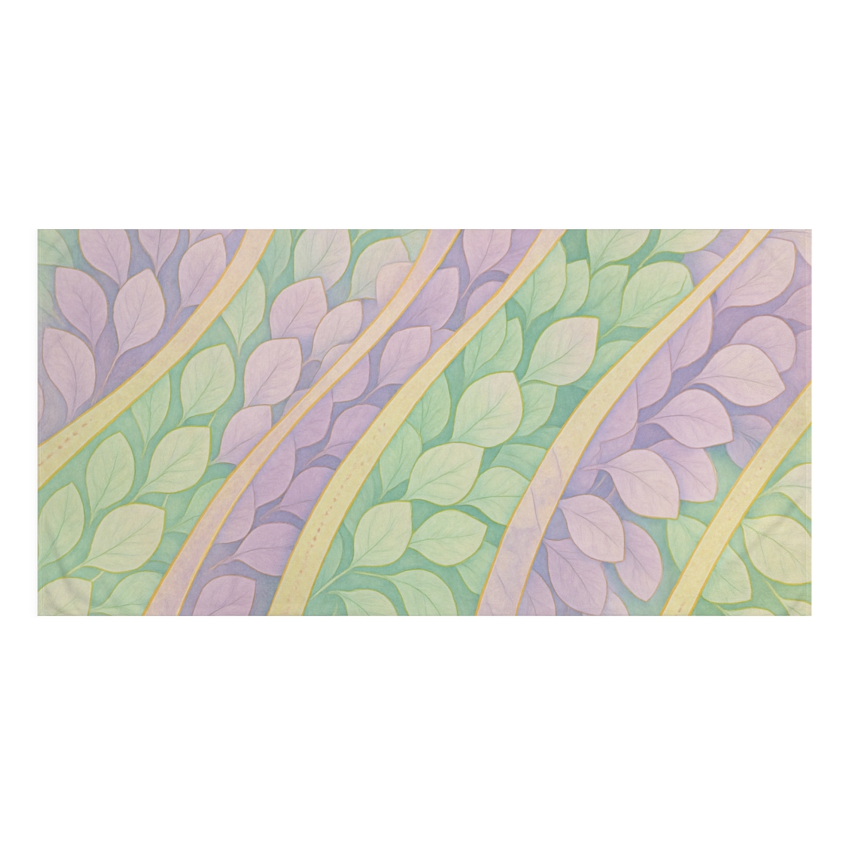 Petal Mosaic Ribbon soft cotton towels
