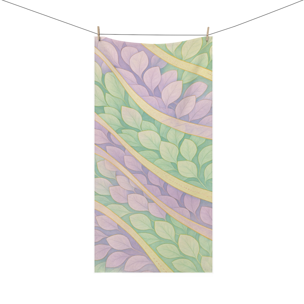 Petal Mosaic Ribbon soft cotton towels