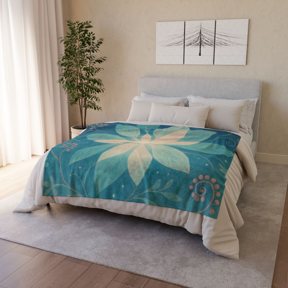 Petal Nebula Lattice unique gift blanketscustom blankets