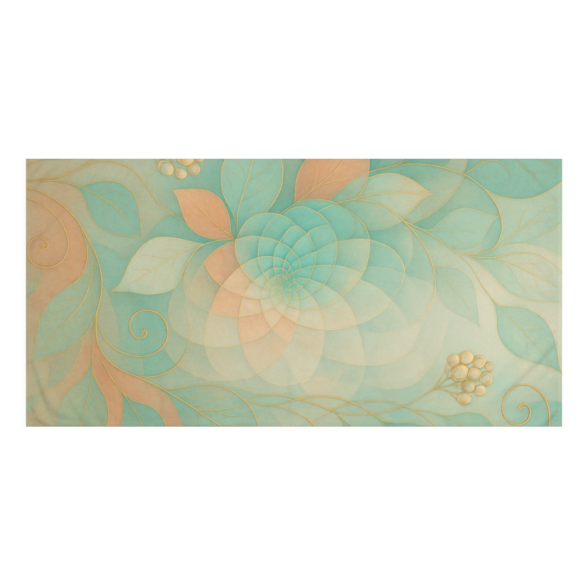 Petal Nebula Tessellation trendy hand towels