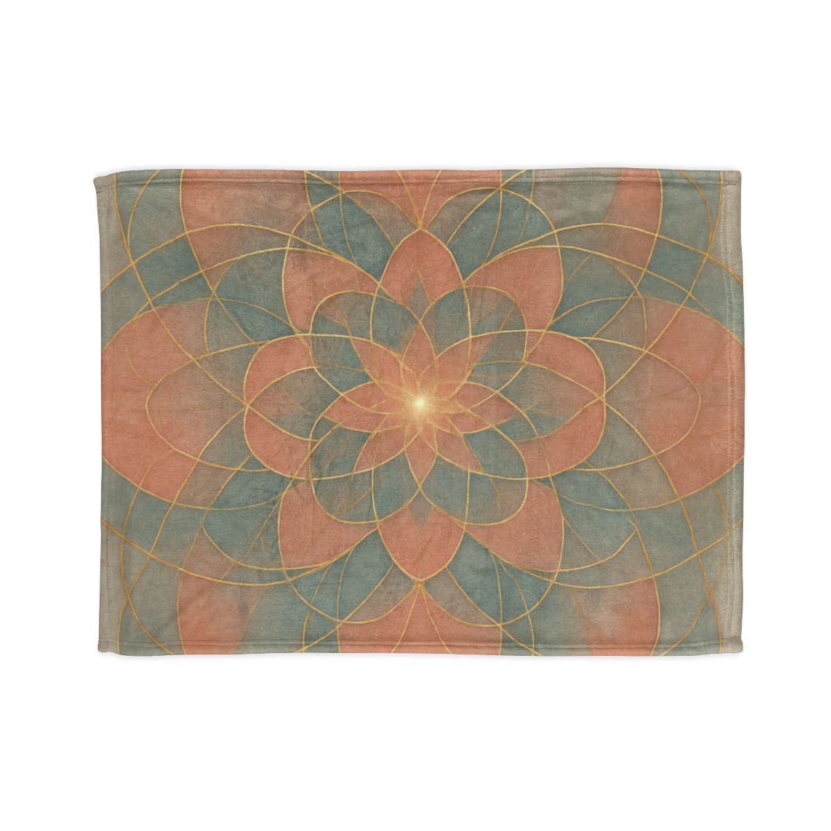 Petal Orbit Lattice decorative home blankets