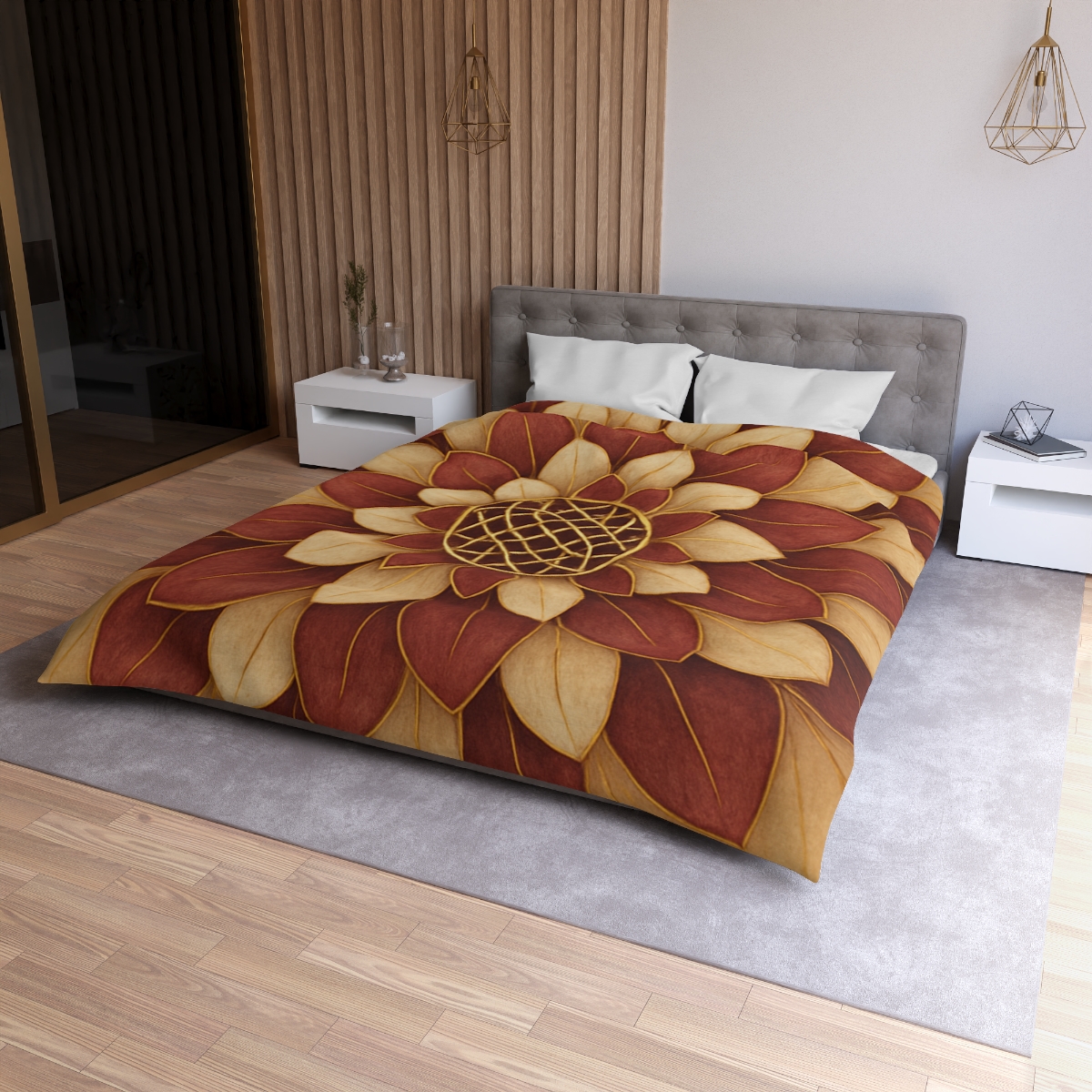 Petal Orbit Lattice trendy bedroom duvets
