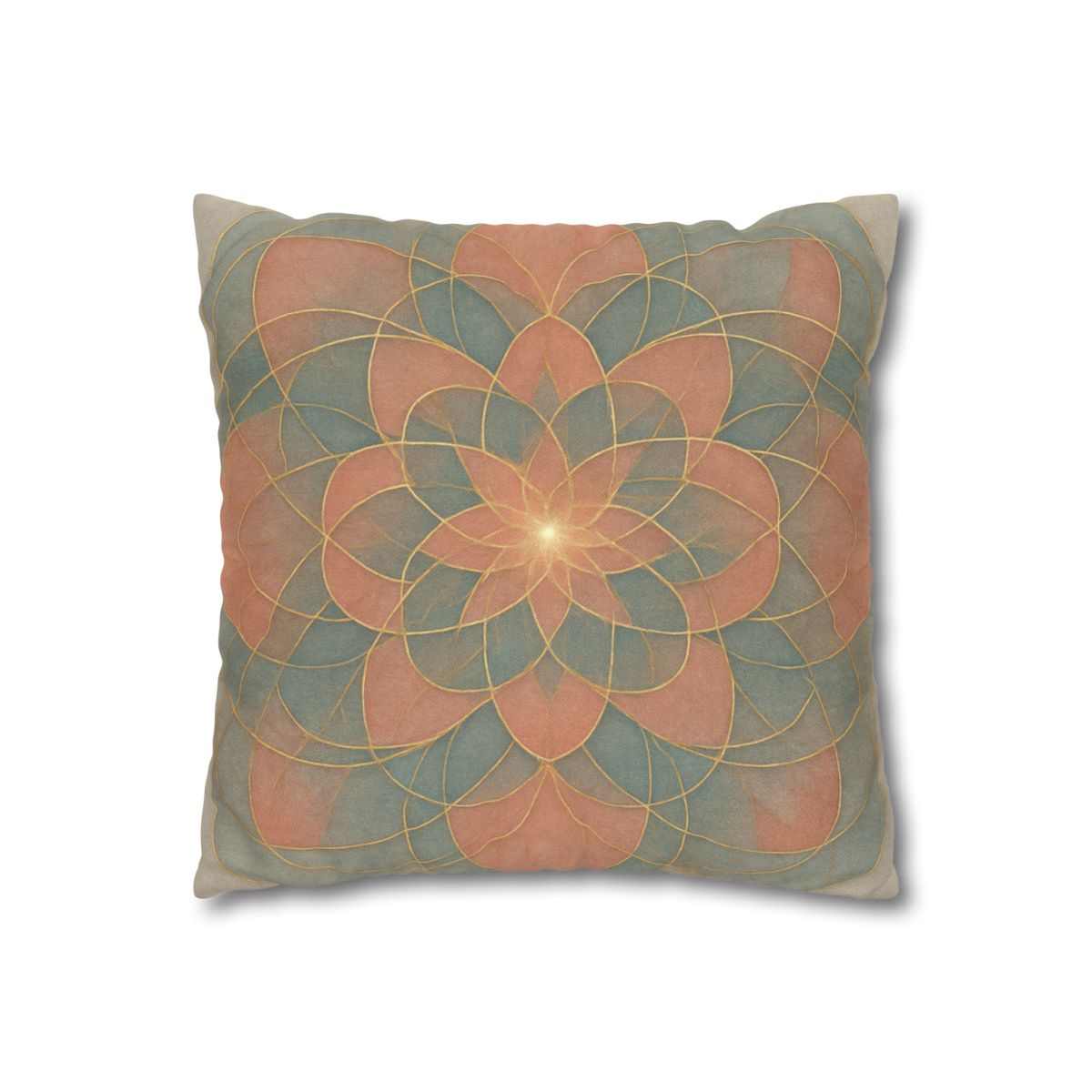 Petal Orbit Lattice soft cotton pillow cases