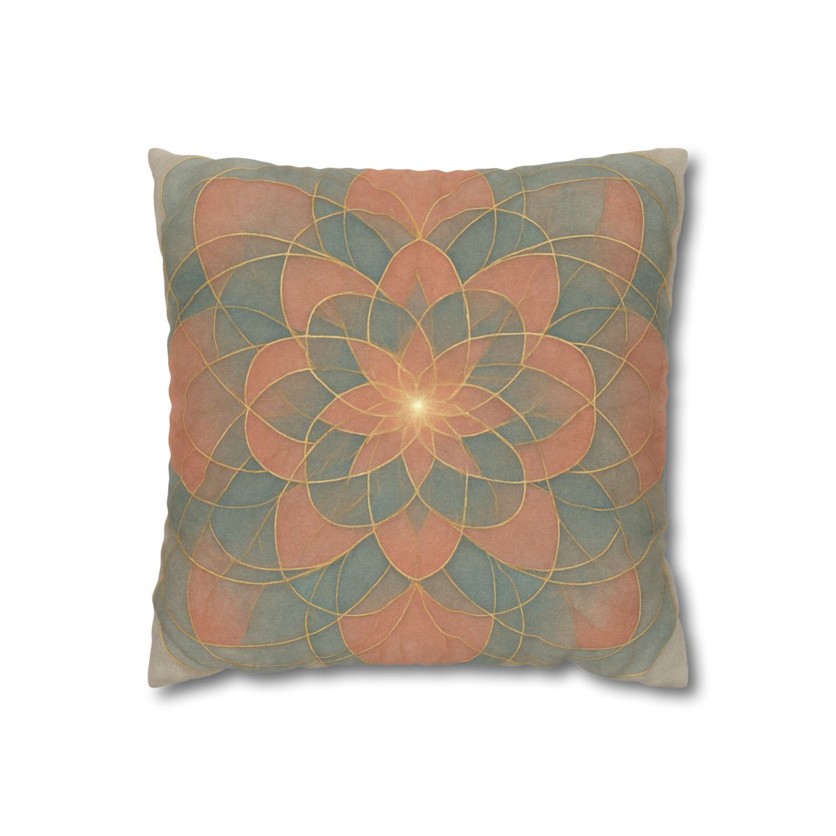 Petal Orbit Lattice soft cotton pillow cases