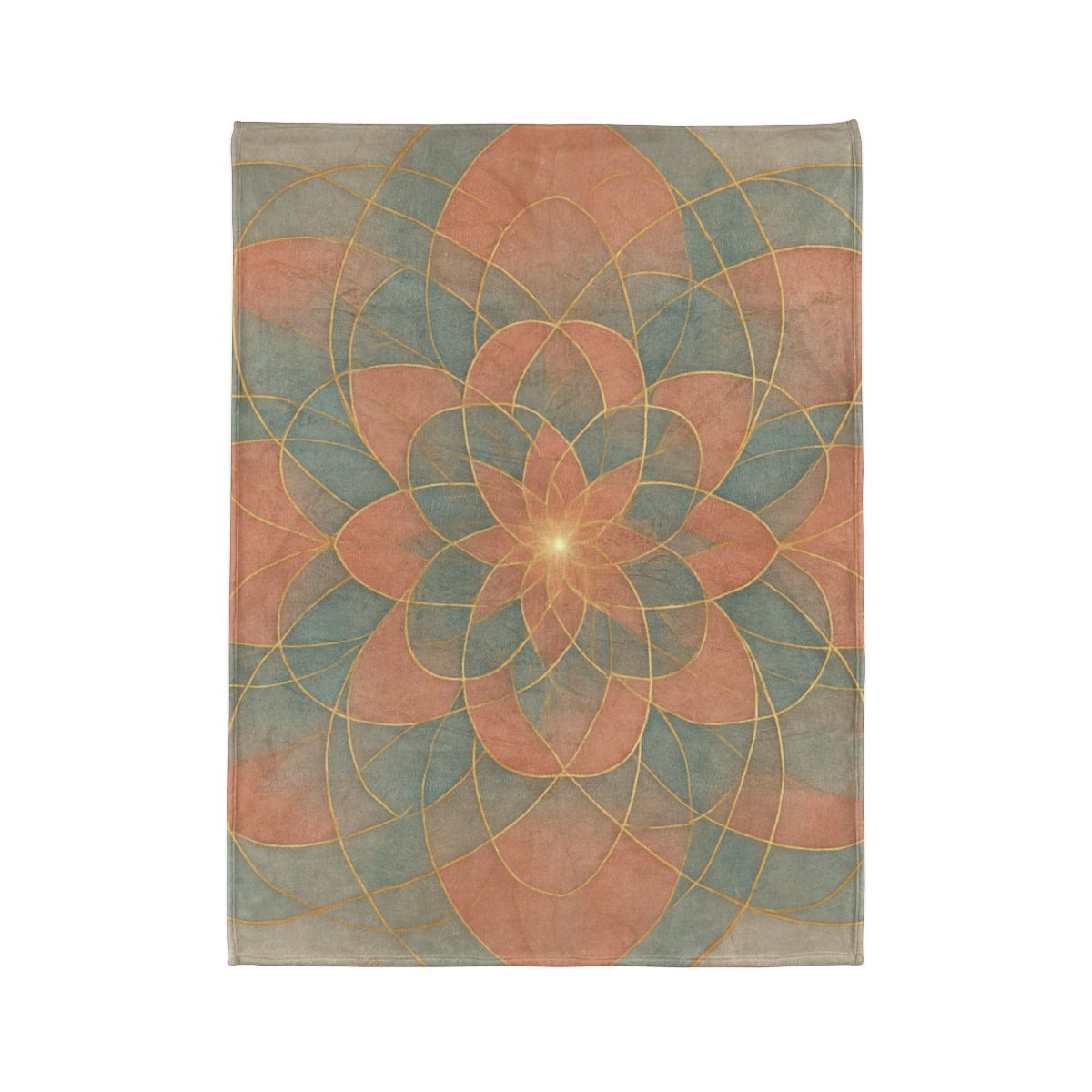 Petal Orbit Lattice decorative home blankets