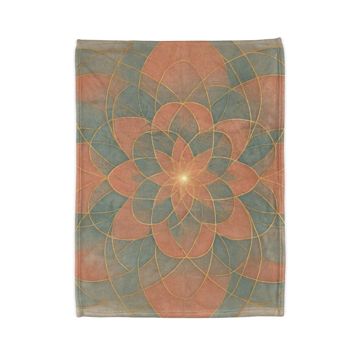 Petal Orbit Lattice decorative home blankets