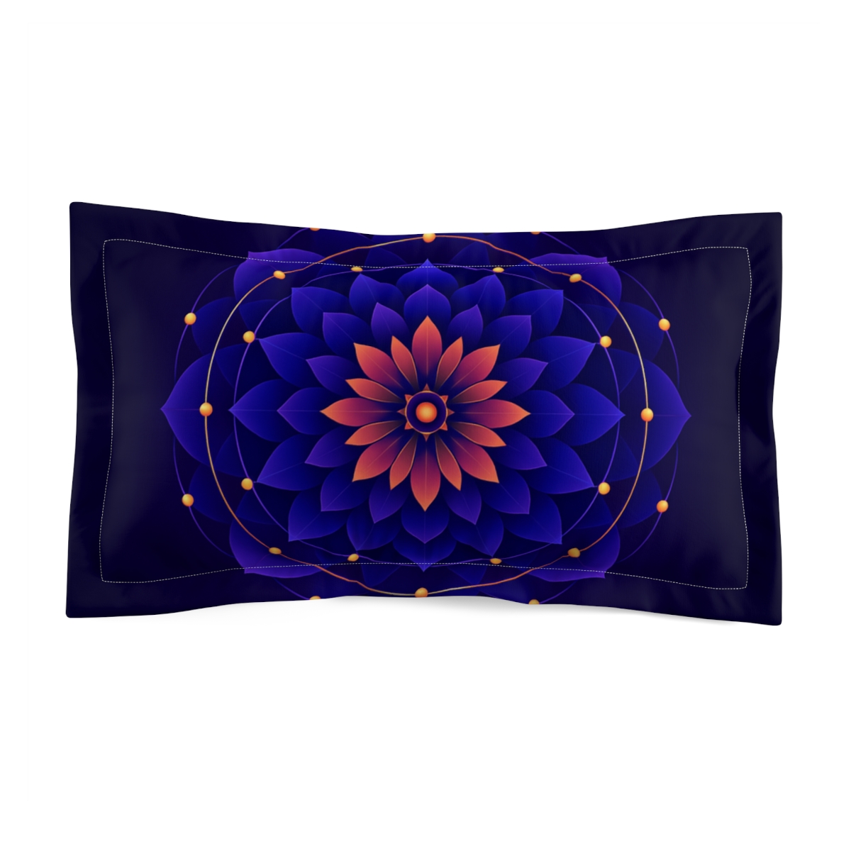 Petal Orbit Mandala stylish throw pillows
