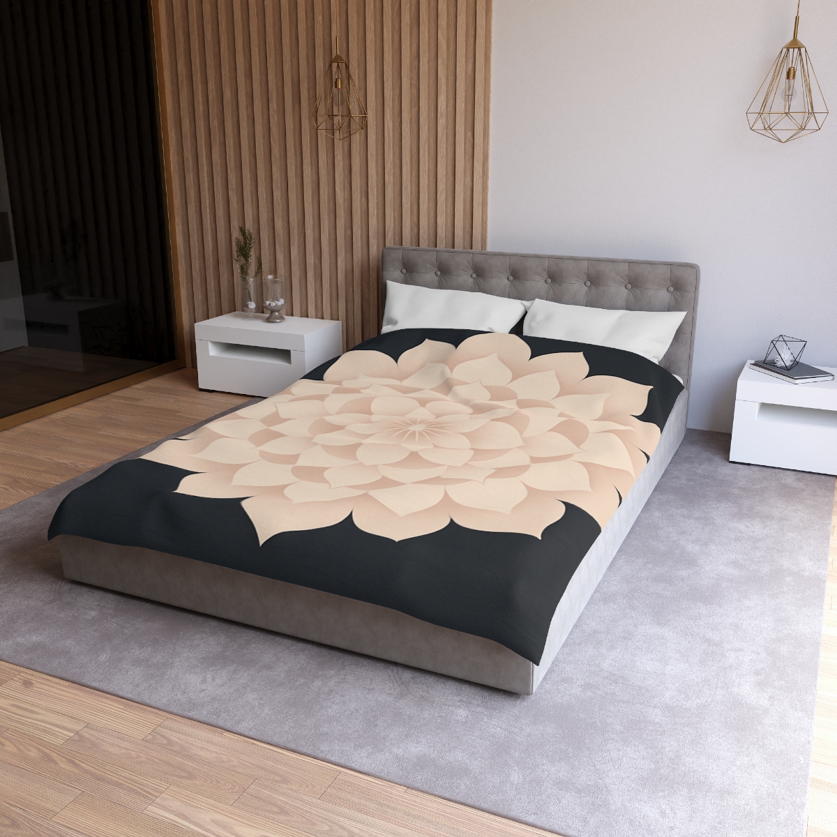 Petal Orbit Mandala personalized bedding duvets