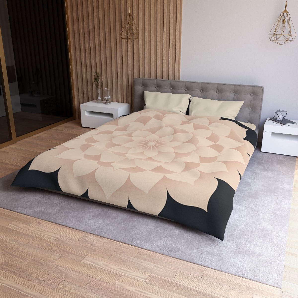 Petal Orbit Mandala personalized bedding duvets