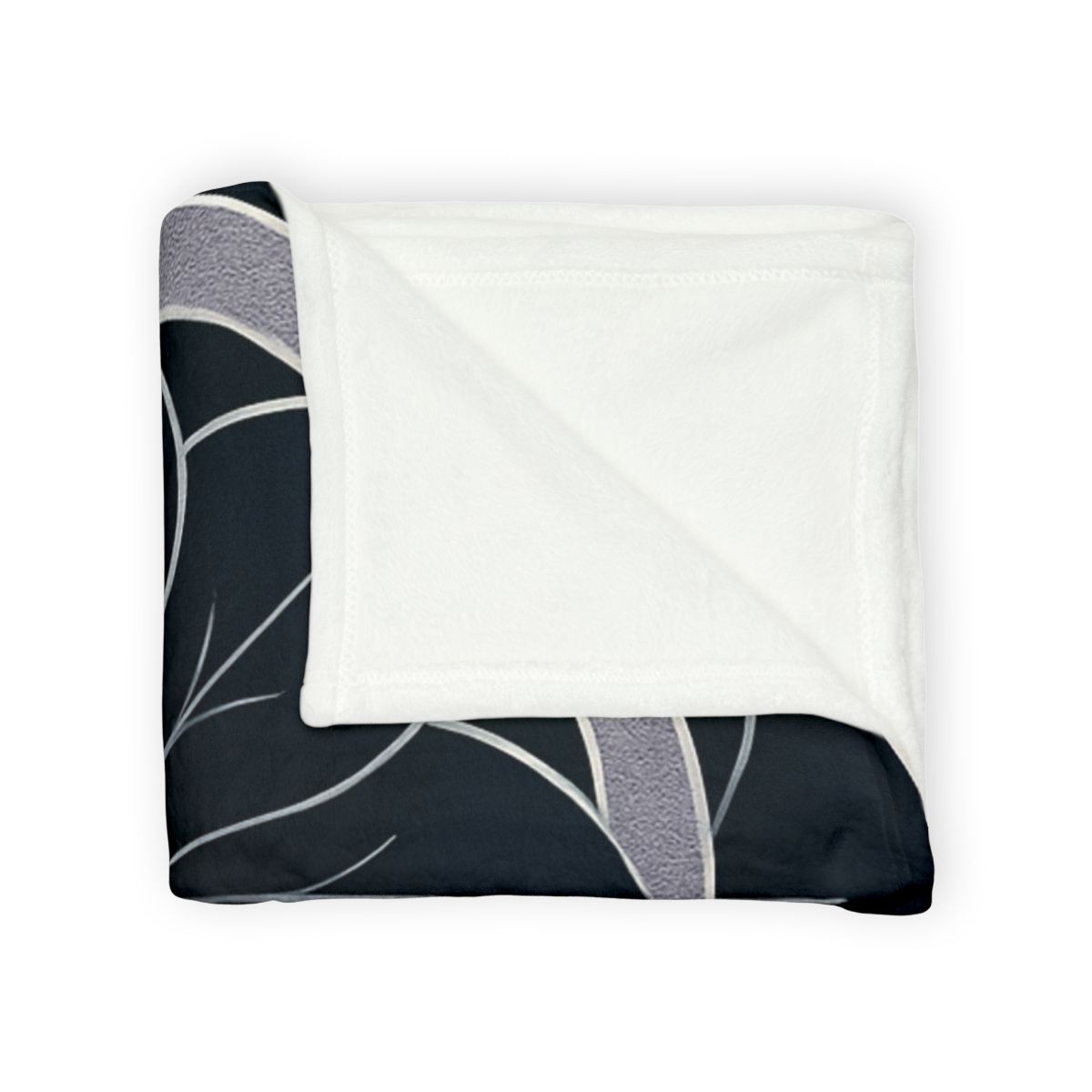 Petal Orbit Rosette personalized cozy blankets