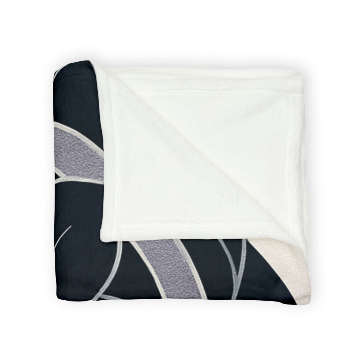 Petal Orbit Rosette personalized cozy blankets