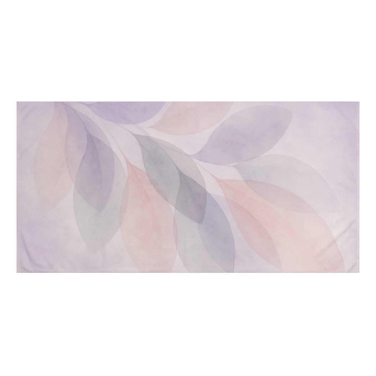 Petal Overlay Gradient trendy hand towels