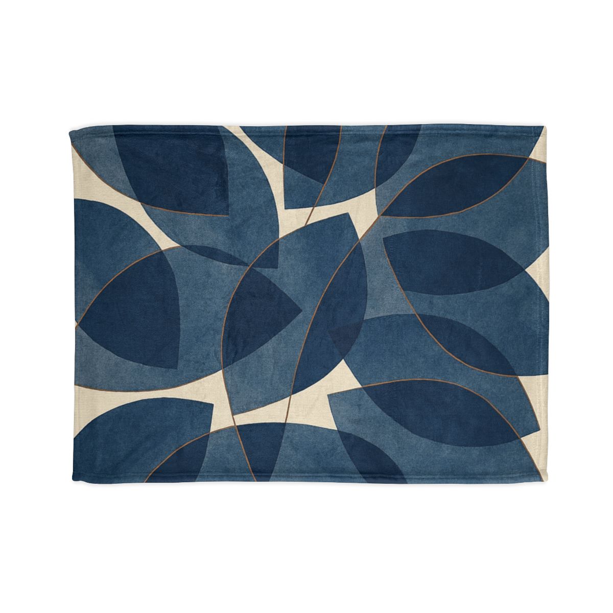 Petal Overlay Mosaic personalized cozy blankets