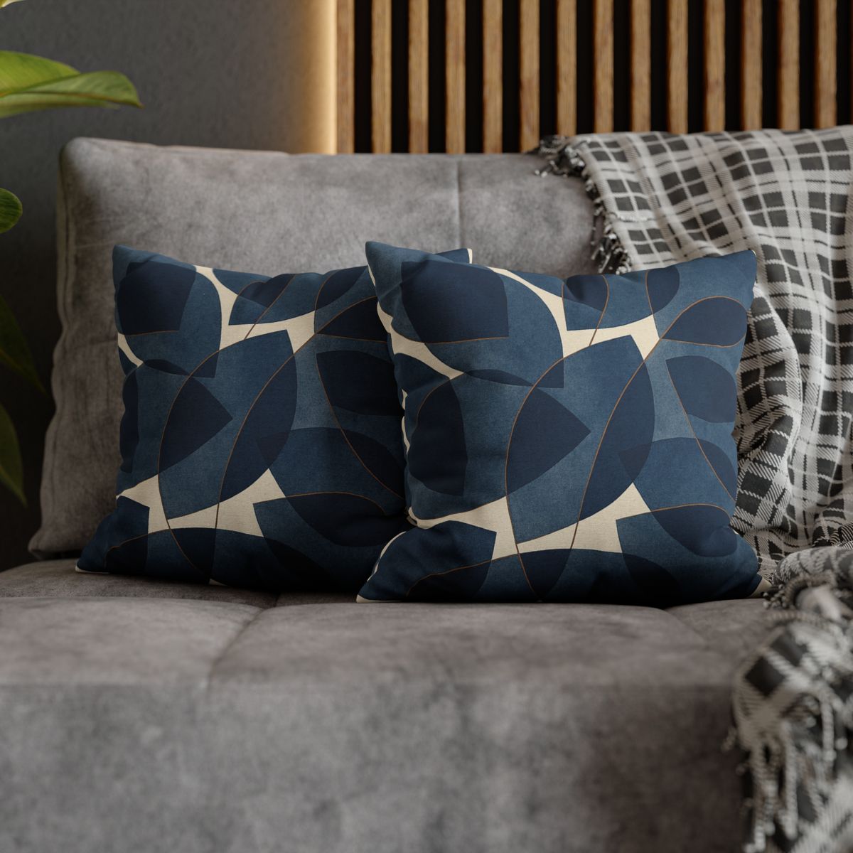 Petal Overlay Mosaic trendy patterned pillow cases