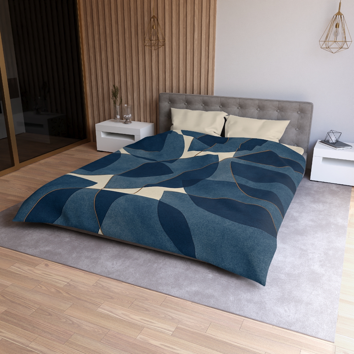 Petal Overlay Mosaic duvets for gifts