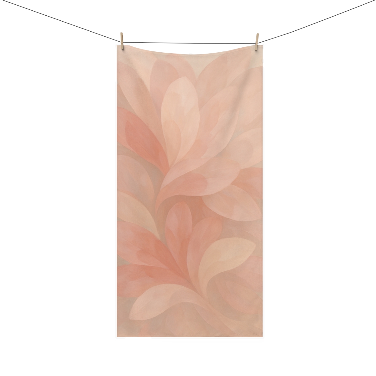 Petal Overlay Symphony designer printed towels