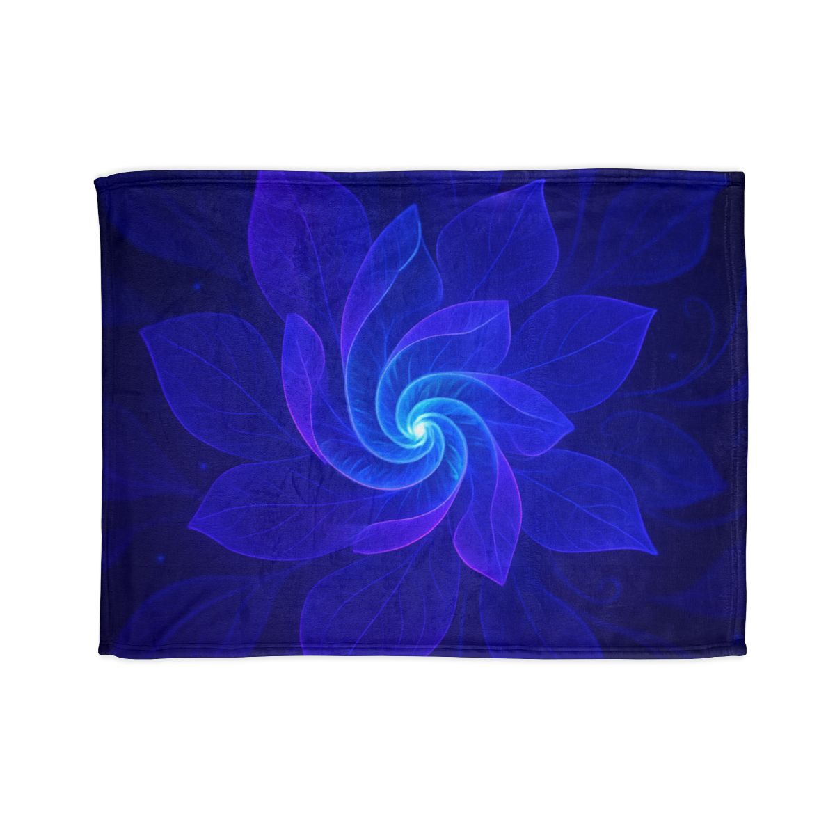 Petal Prism Helix soft fleece blankets