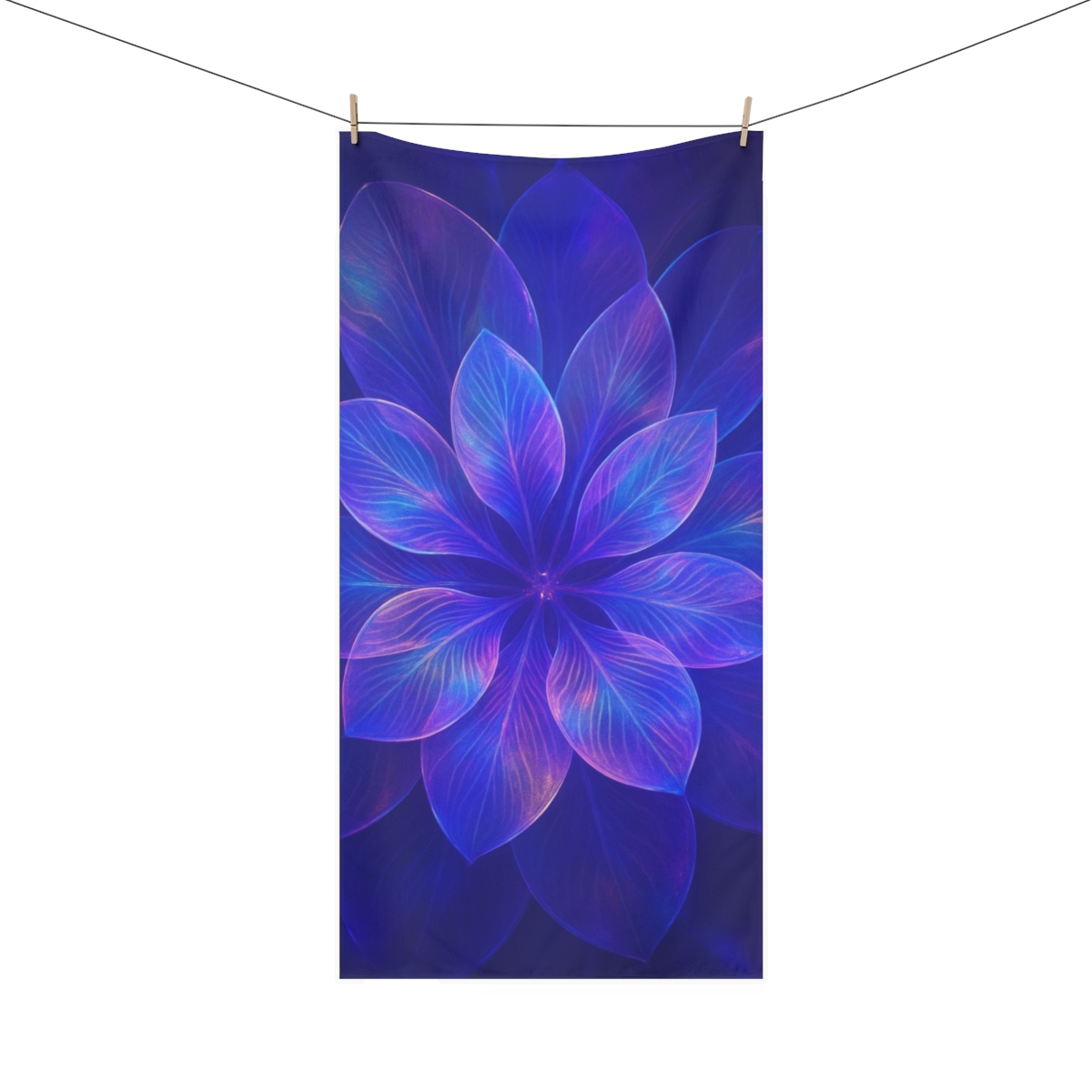 Petal Prism Interference trendy hand towels