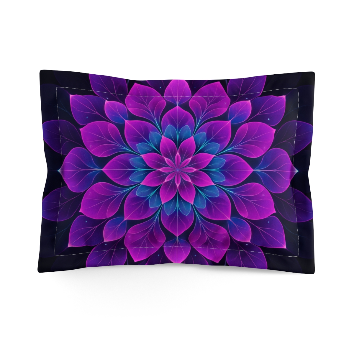 Petal Prism Kaleidoscope custom pillows