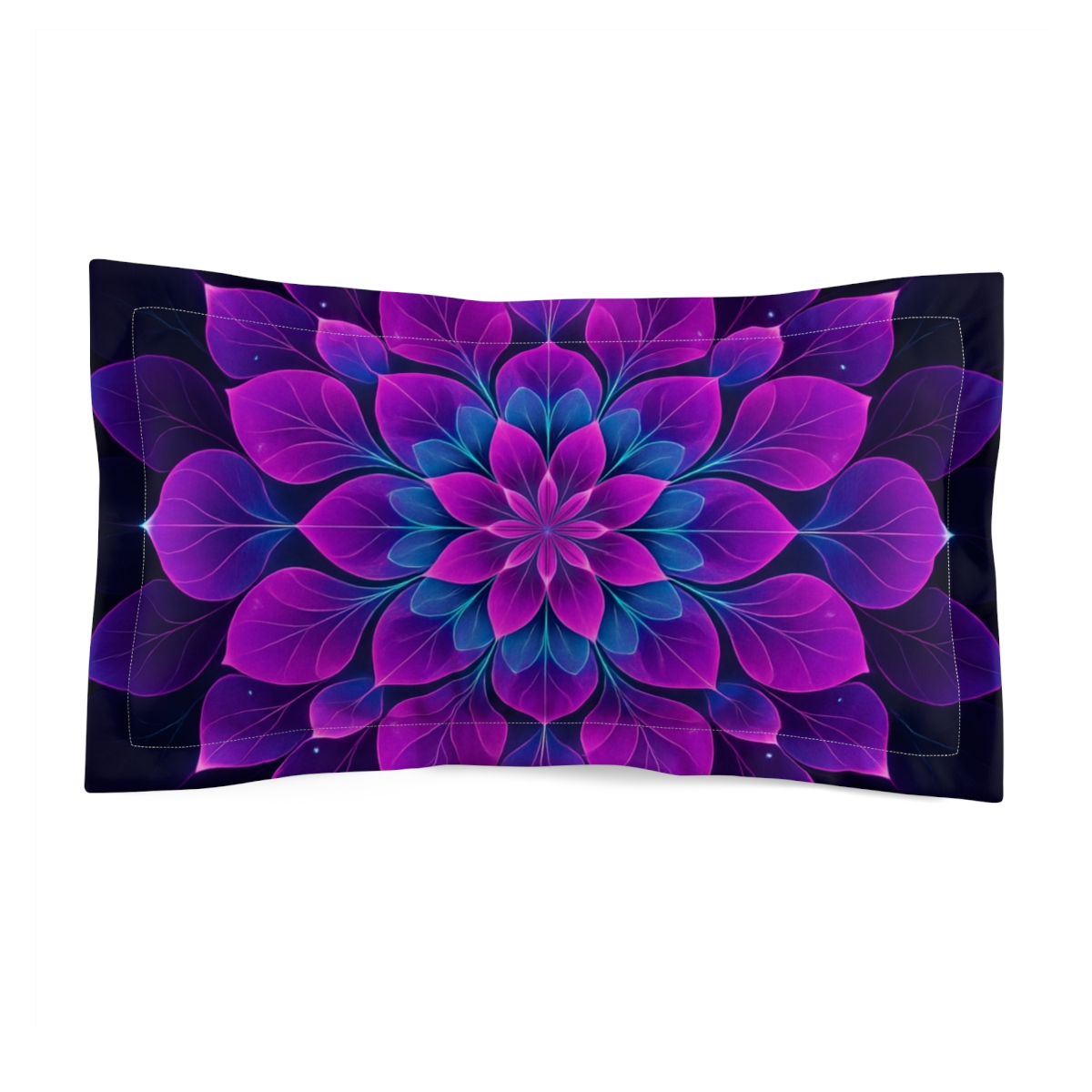 Petal Prism Kaleidoscope custom pillows