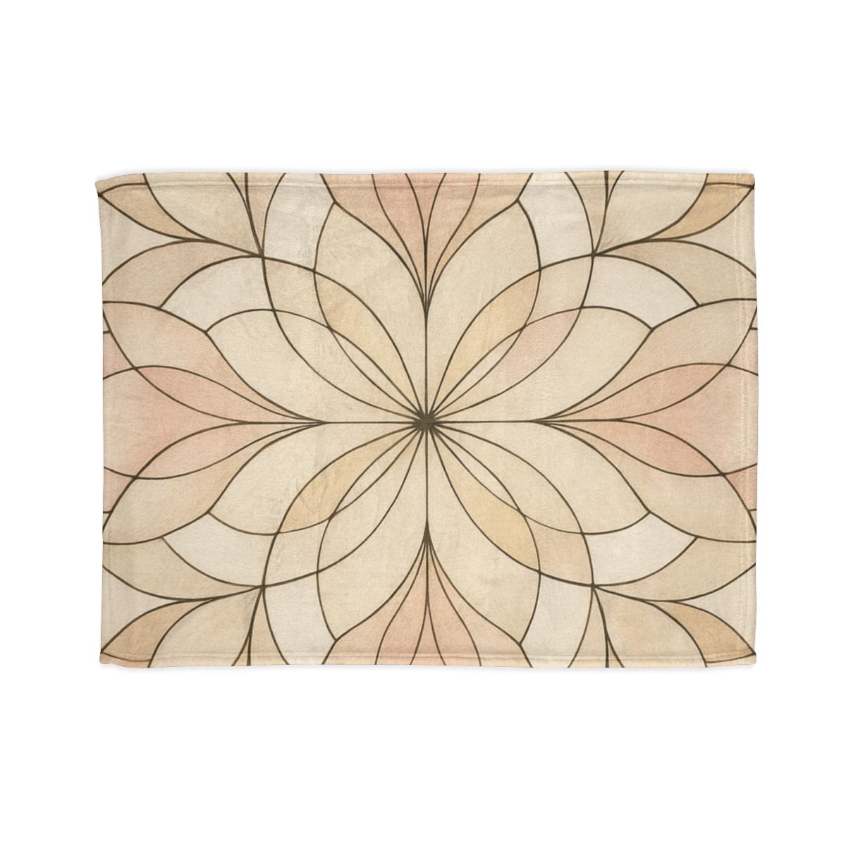 Petal Prism Lattice soft fleece blankets