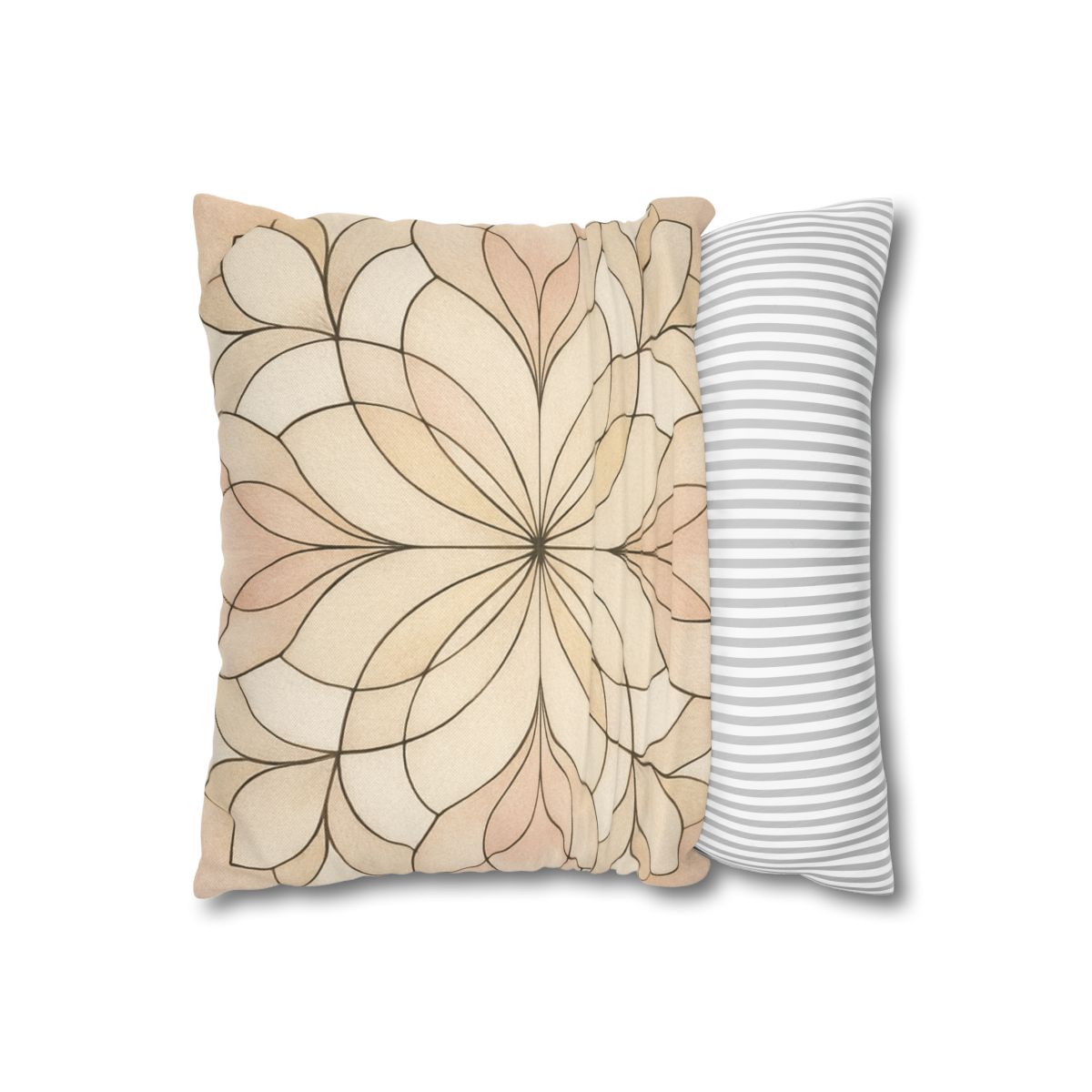 Petal Prism Lattice stylish decorative pillowcases