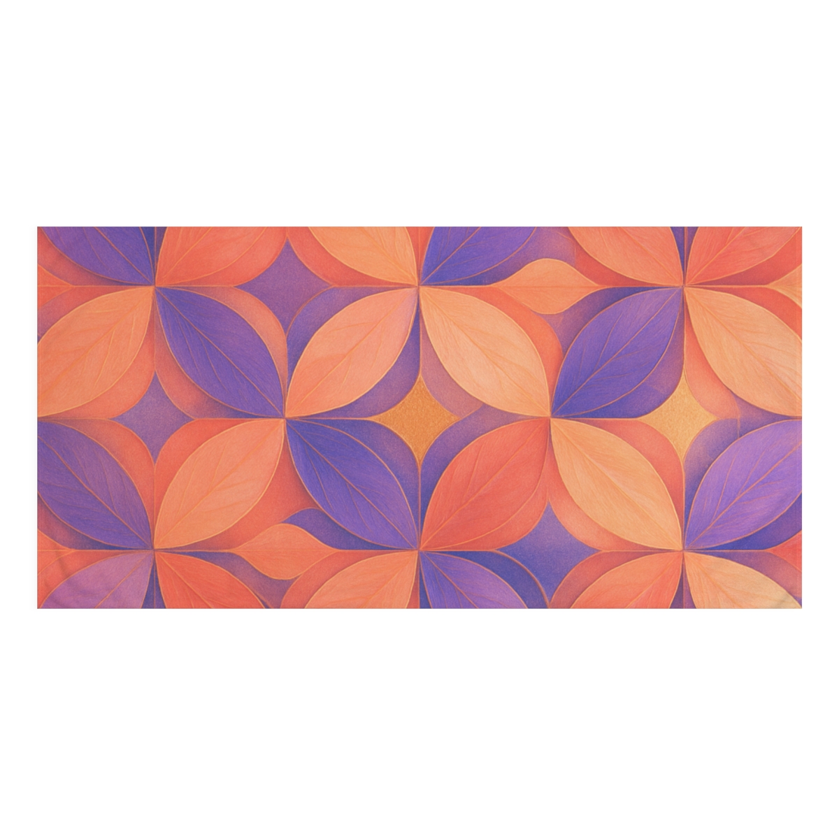 Petal Prism Lattice trendy hand towels