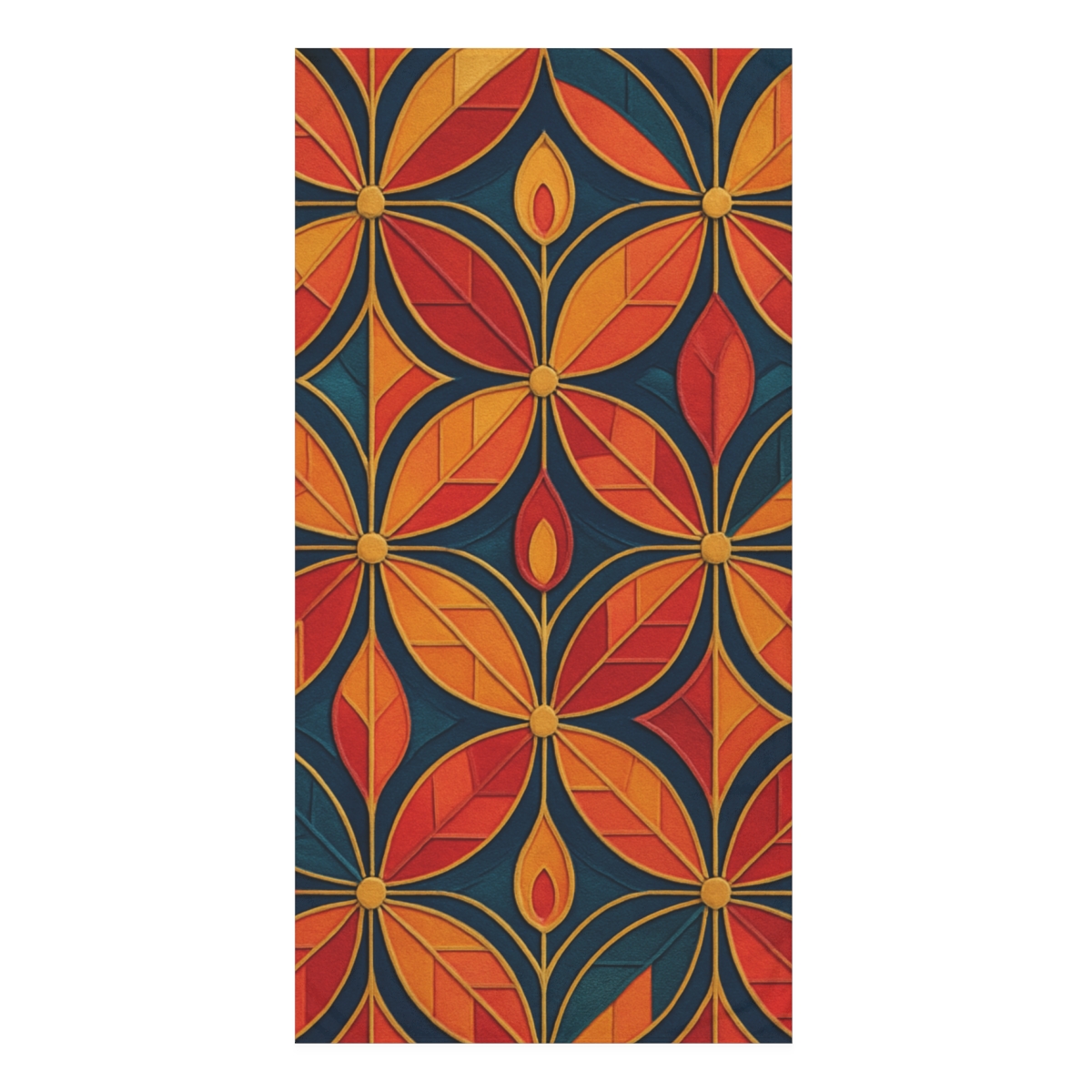 Petal Prism Lattice trendy hand towels