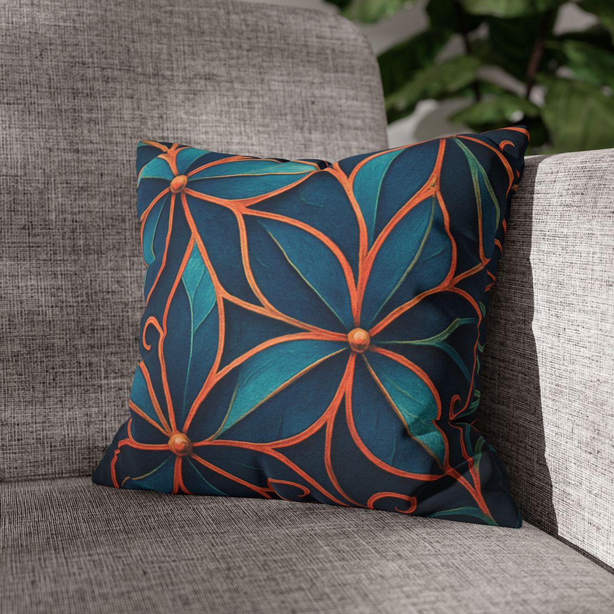 Petal Prism Lattice trendy patterned pillow cases