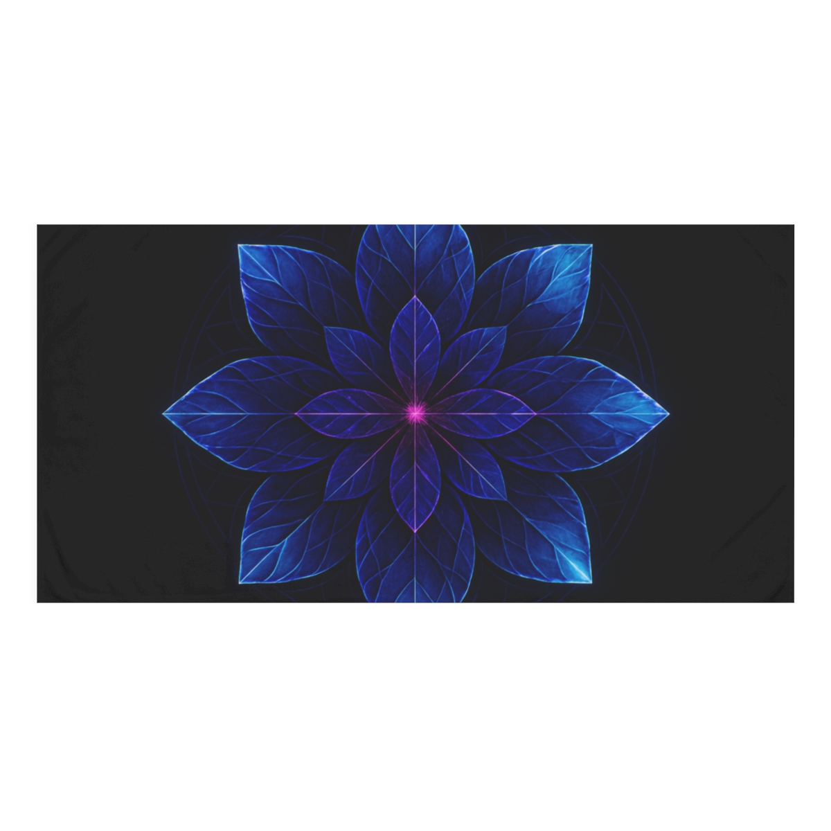 Petal Prism Mandala soft cotton towels