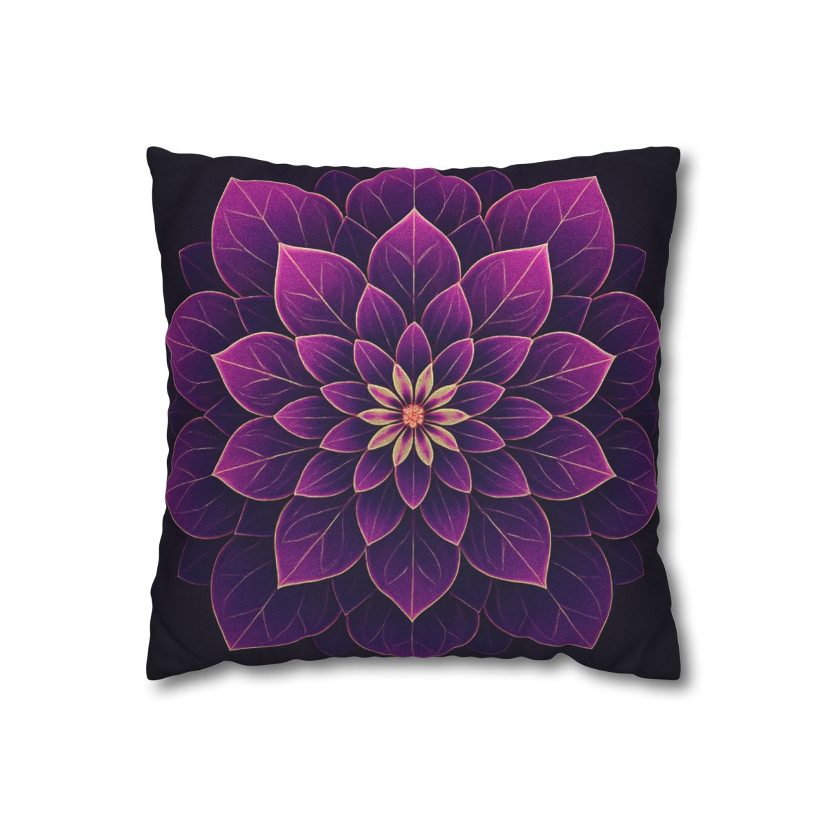 Petal Prism Mandala custom pillow cases