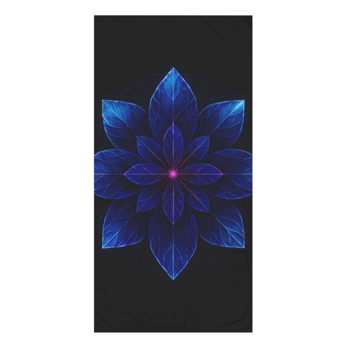 Petal Prism Mandala soft cotton towels