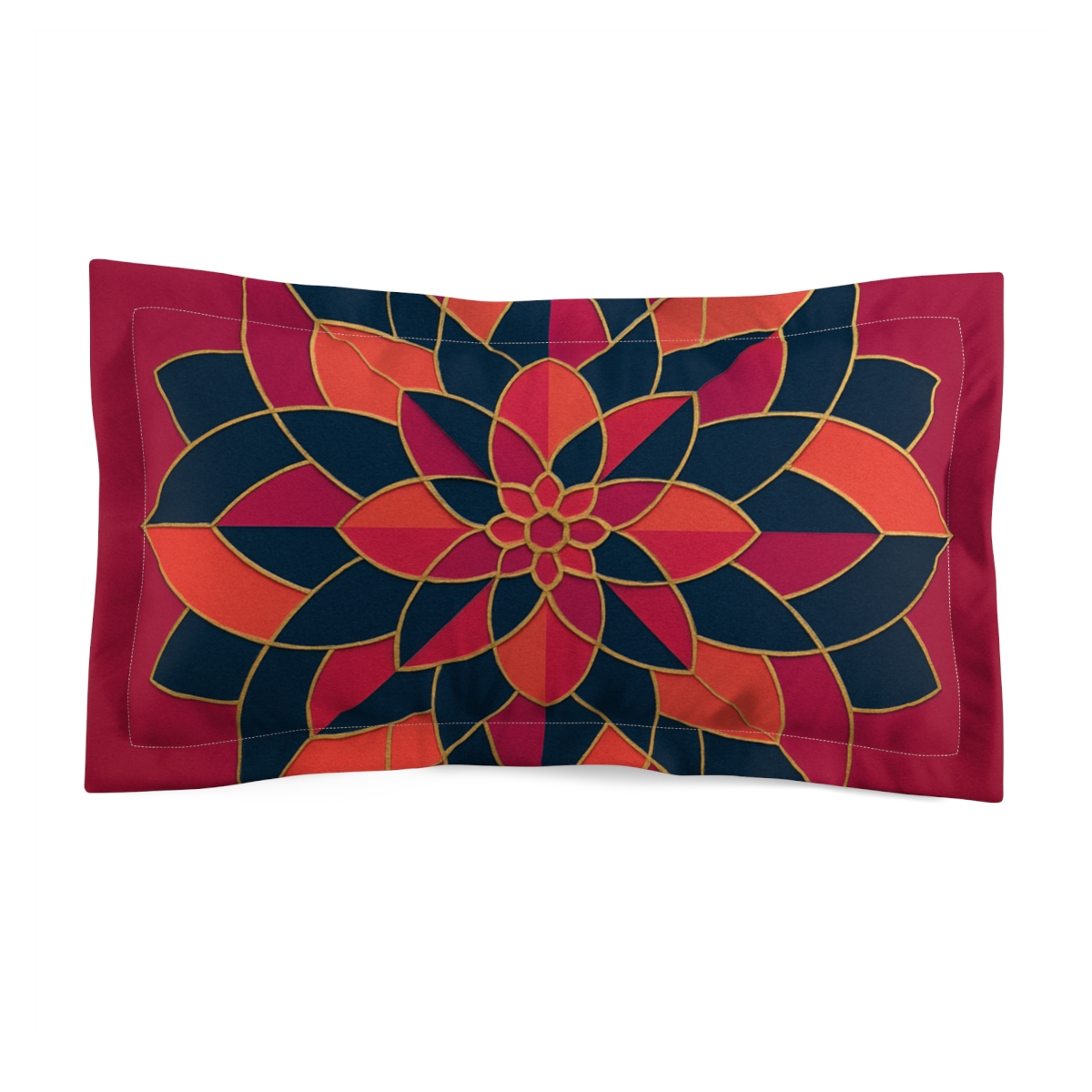 Petal Prism Mandala trendy accent pillows