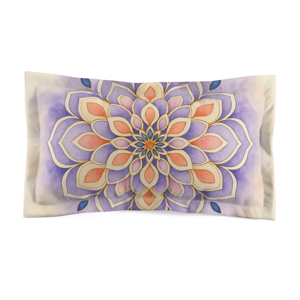 Petal Prism Mandala trendy accent pillows