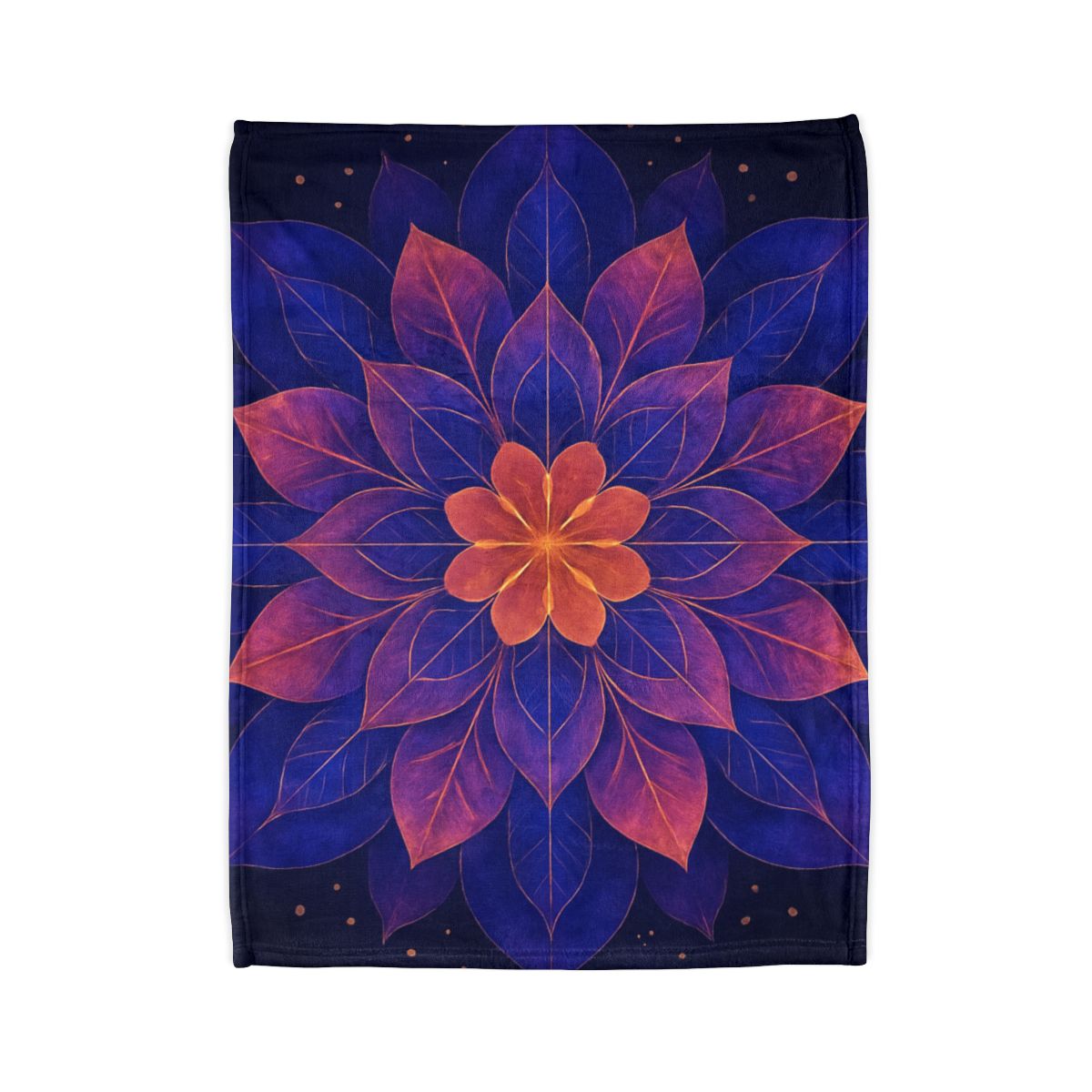 Petal Prism Mandala custom blankets