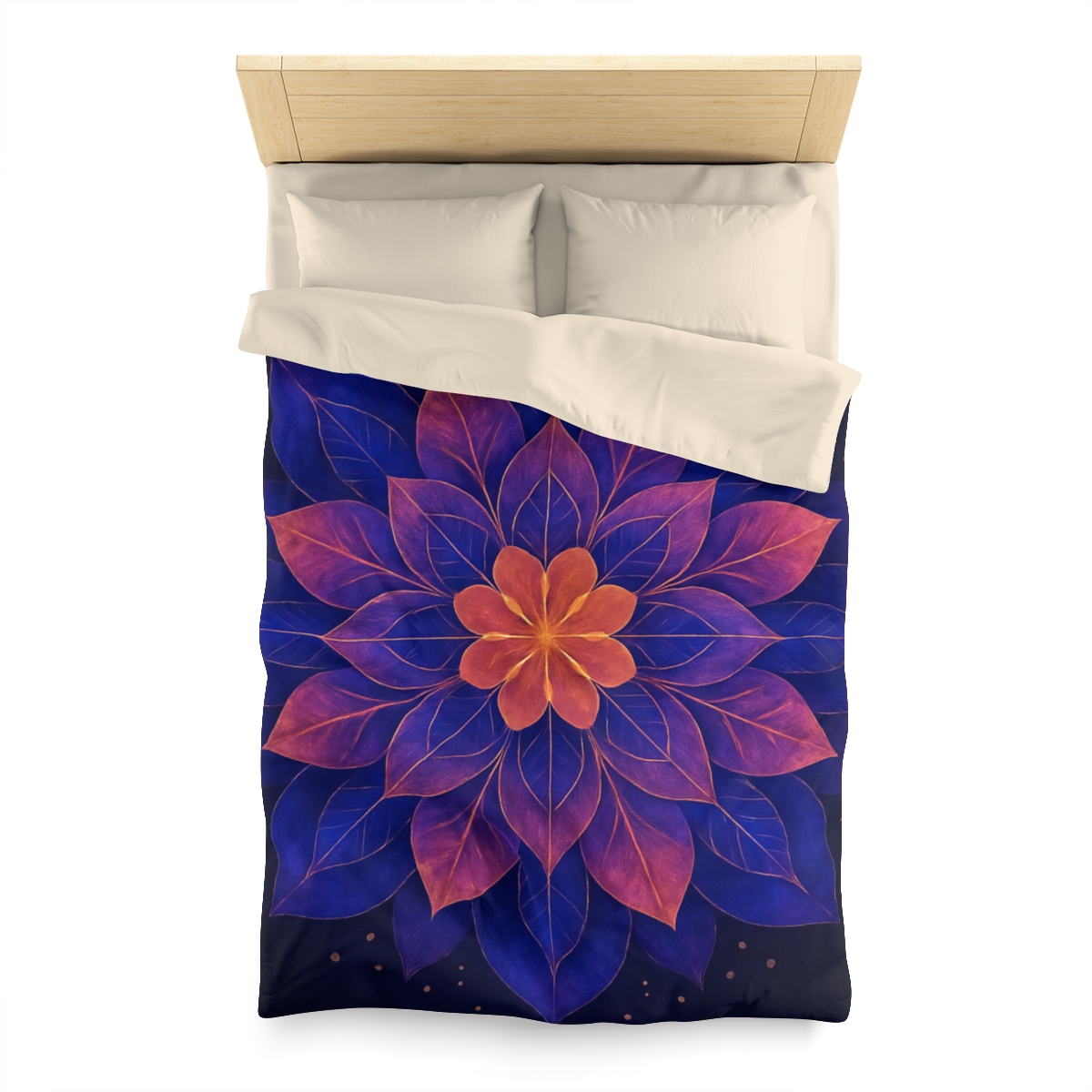Petal Prism Mandala designer printed duvets