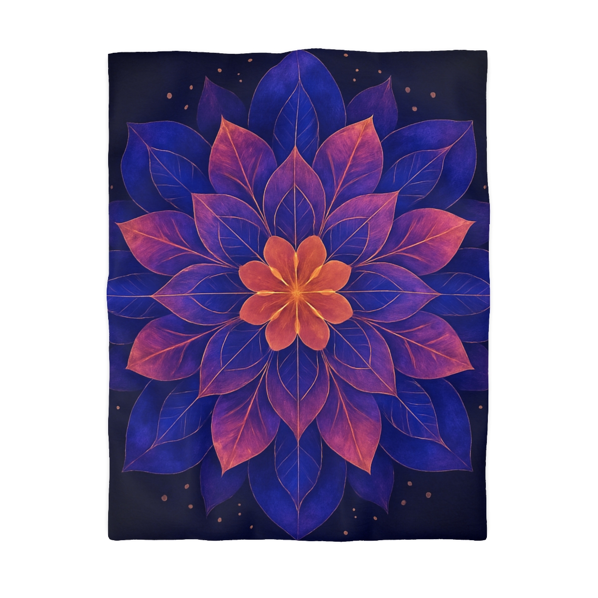 Petal Prism Mandala designer printed duvets
