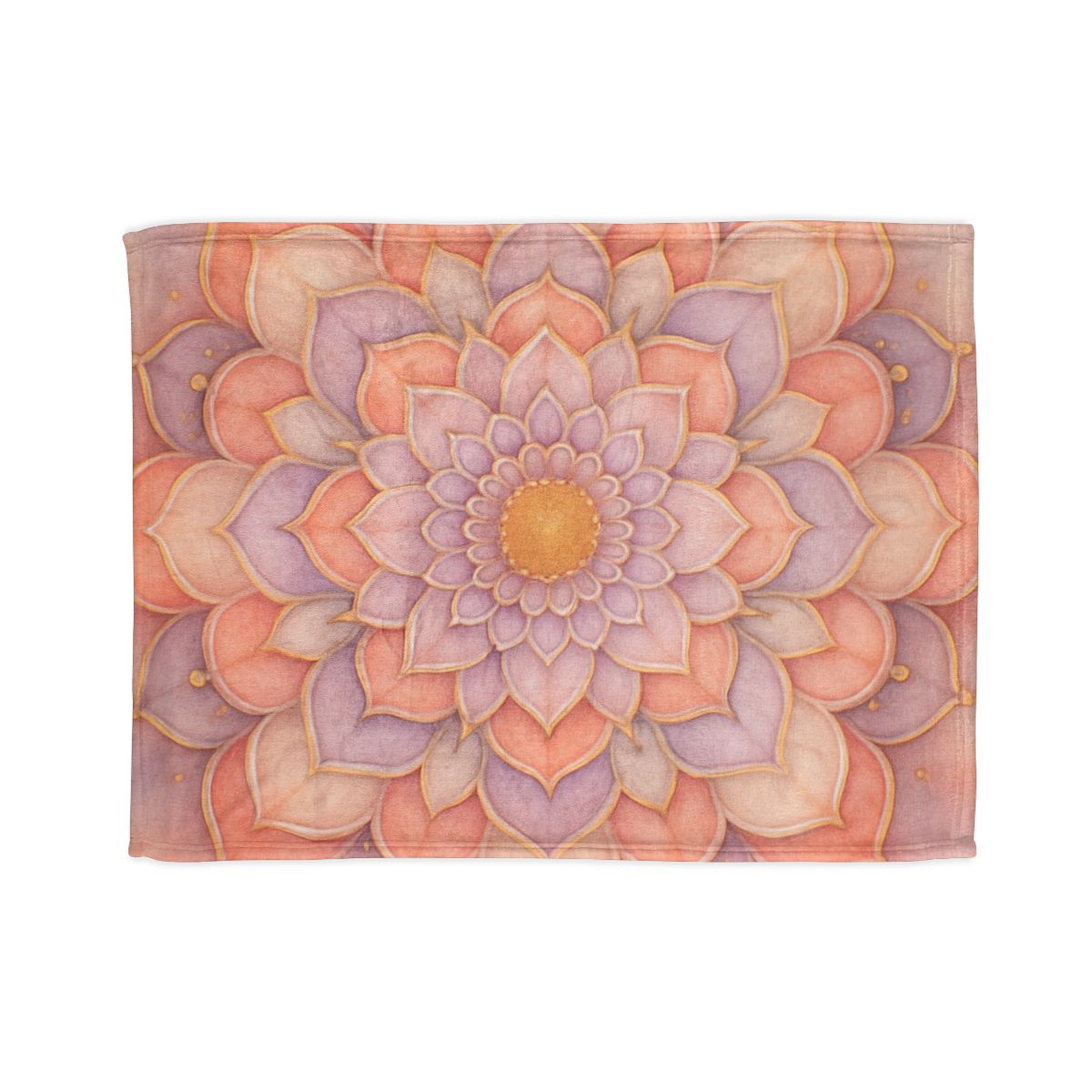 Petal Prism Mandala designer printed blankets