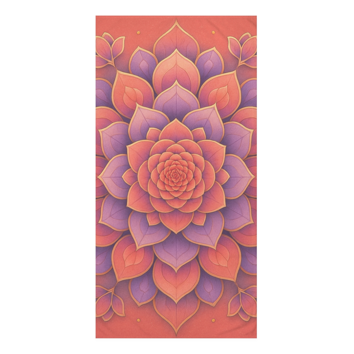 Petal Prism Mandala unique gift towels