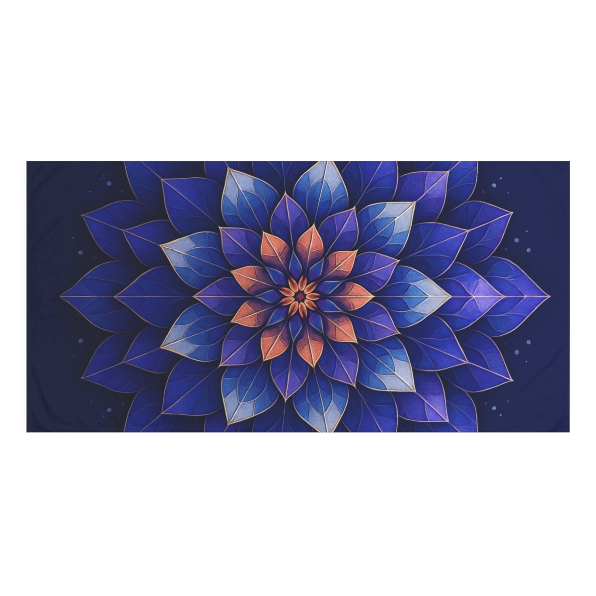 Petal Prism Mandala stylish beach towels