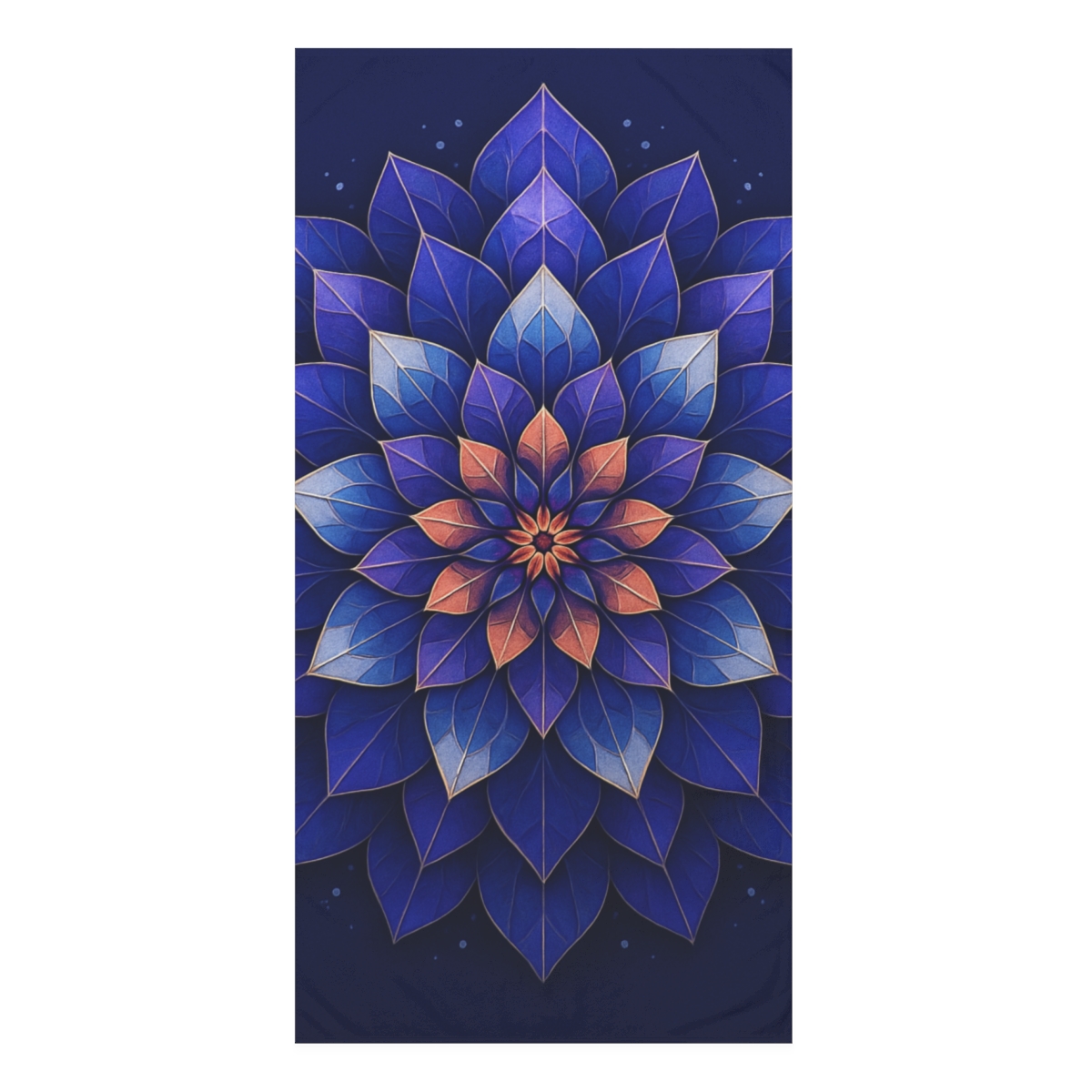 Petal Prism Mandala stylish beach towels