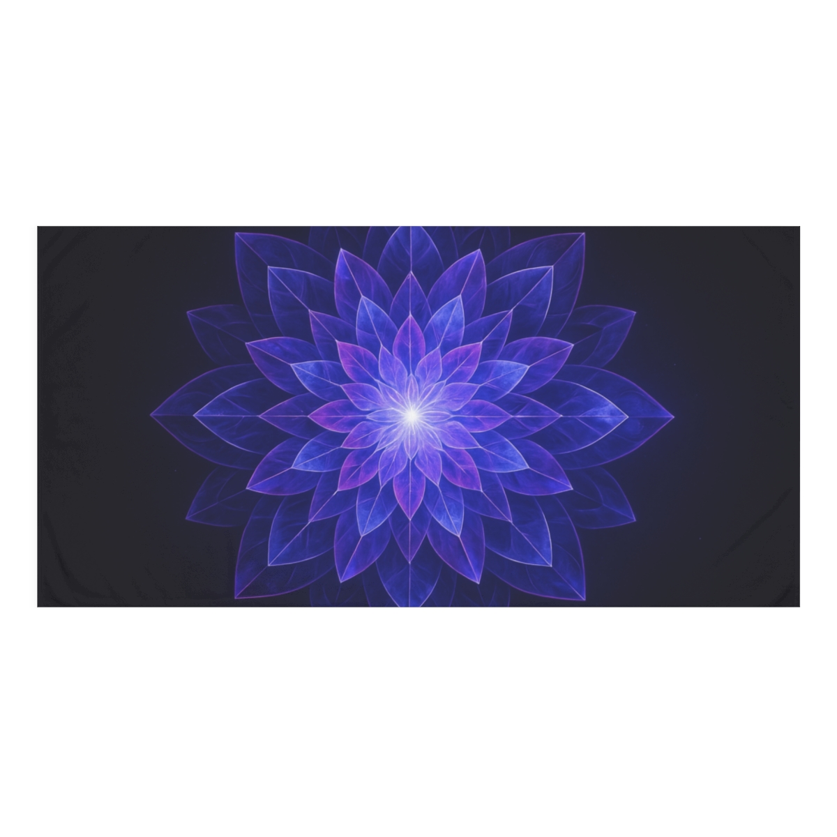 Petal Prism Mandala trendy hand towels