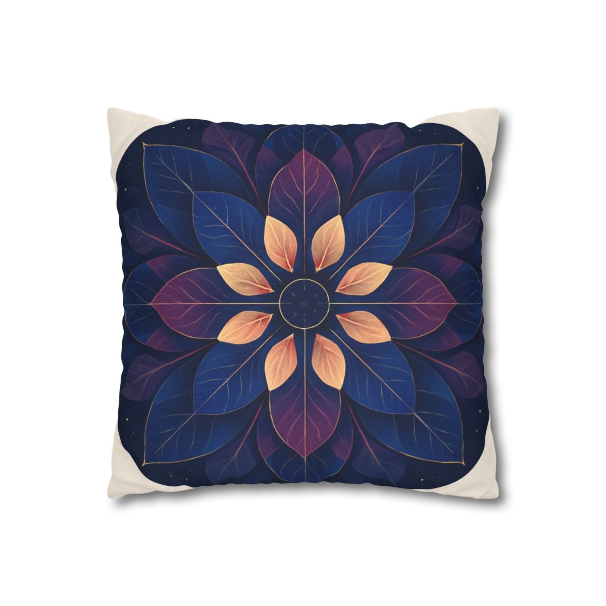 Petal Prism Mandala custom pillow cases