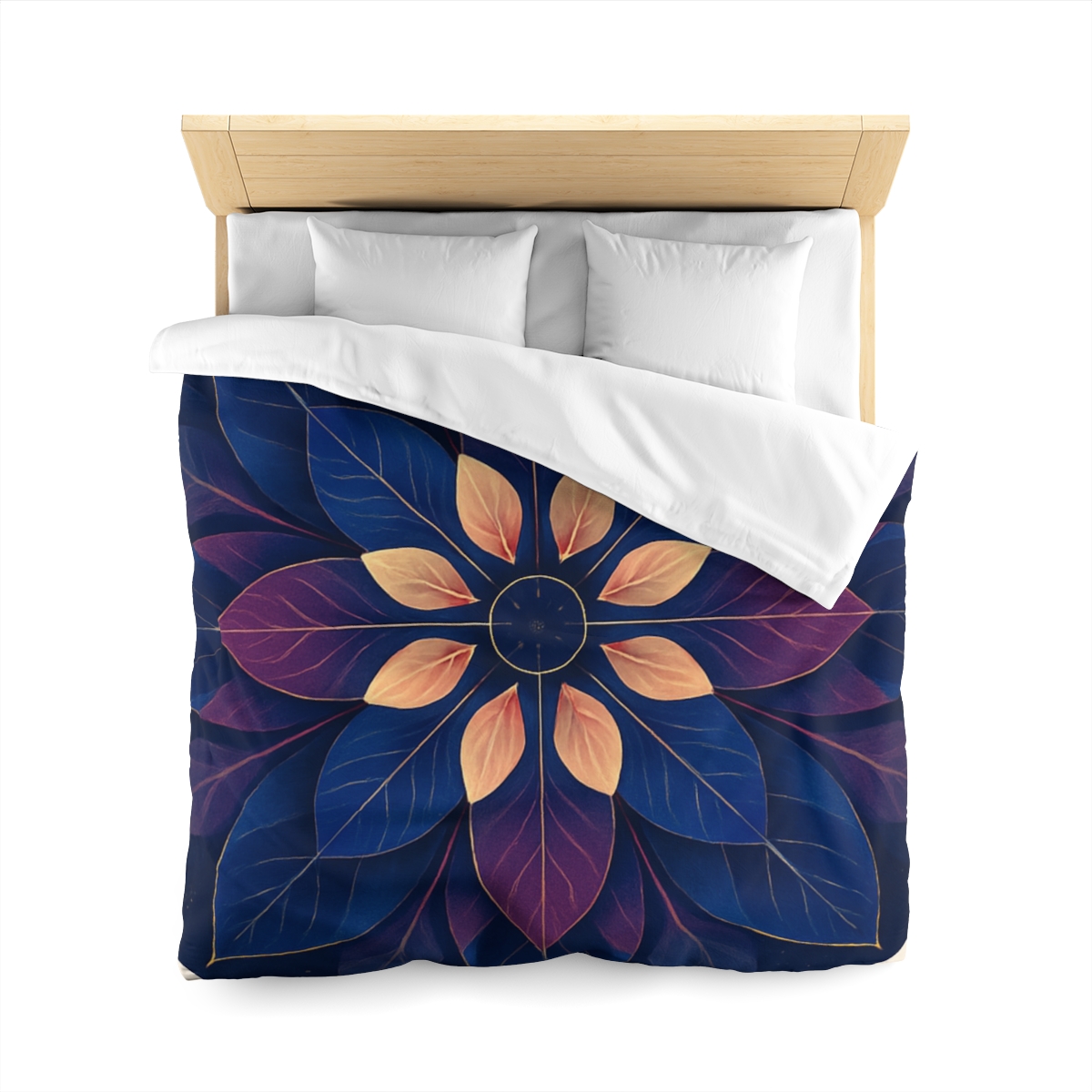 Petal Prism Mandala designer printed duvets